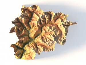 Andorra STL 3D Baskı Modeli