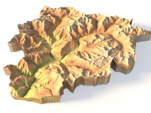 Andorra STL Modelo de impresión 3D