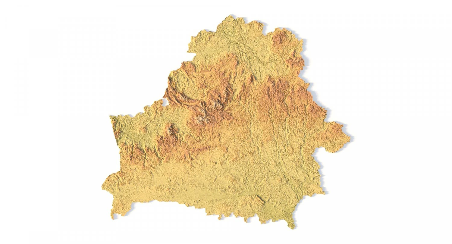 Belarus STL 3D Print Model .c4d .max .obj .3ds .fbx .stl .blend