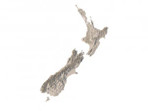 New Zealand STL 3D Print Model