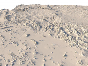 Arizona Map Topographic STL Model Model do druku 3D