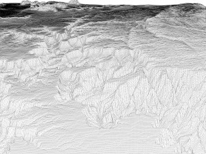 Arizona Map Topographic STL Model Model do druku 3D