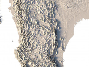 North America with Greenland STL 3D Принт Модель