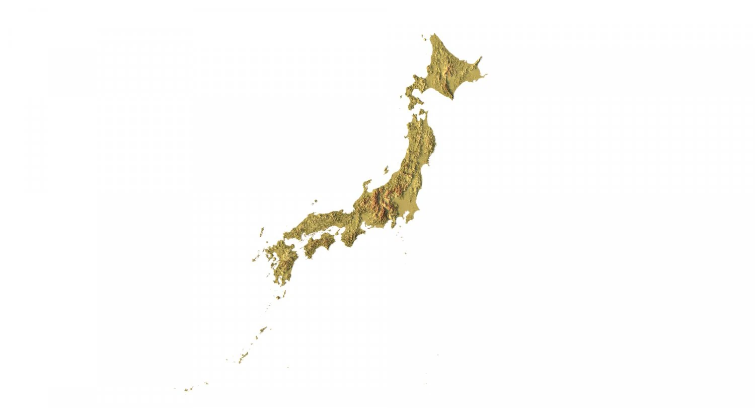 Japan STL 3D Print Model .c4d .max .obj .3ds .fbx .stl .blend 