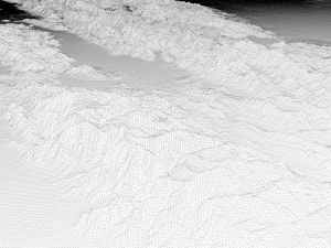 Topographic California Map STL Model 3D Print Model