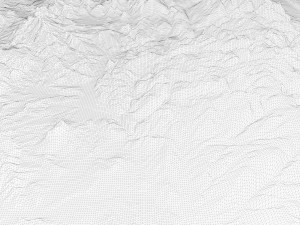 Colorado Map Topographic STL Model 3D प्रिंट मॉडल