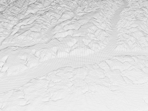 Florida Topographic Map STL Model 3D प्रिंट मॉडल