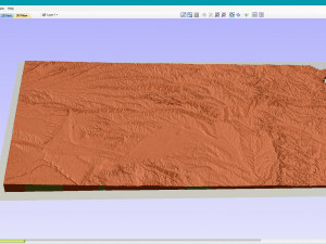 Kansas Topographic Map STL Model 3D Print Model