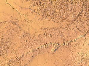 Minnesota Topographic Map STL Model 3D Print Model
