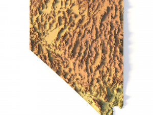 State of Nevada STL 3D Print Model
