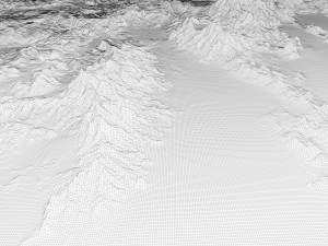 Nevada Topographic Map STL Model 3D 打印模型