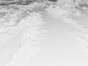 Nevada Topographic Map STL Model 3D Print Model