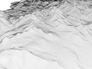New Hampshire Topographic Map STL Model 3D Print Model