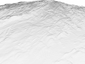 New Jersey Topographic Map STL Model 3D Print Model
