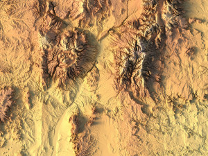 New Mexico Topographic Map STL Model 3D Baskı Modeli