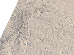 North Dakota Topographic Map STL Model Modelo de Impressão 3D