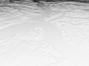North Dakota Topographic Map STL Model Modelo de Impressão 3D