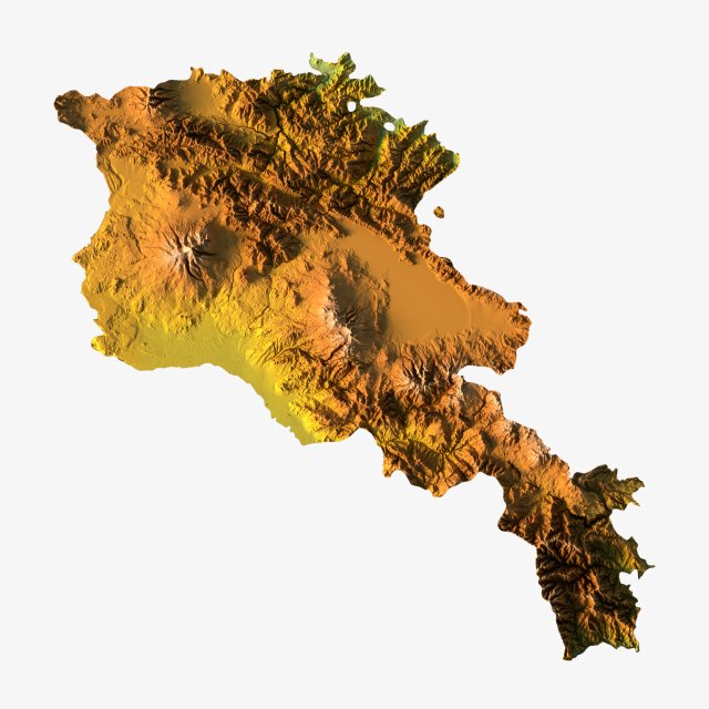 Armenia STL 3D 프린트 모델 .c4d .max .obj .3ds .fbx .stl .blend 
