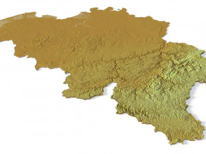 Belgium STL 3D Print Model