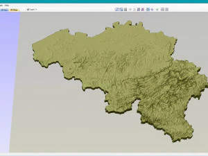 Belgium STL 3D Print Model