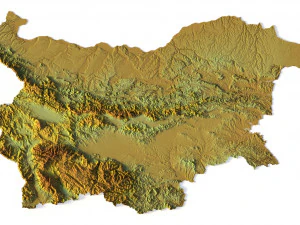 Bulgaria STL Modello di stampa 3D