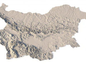 Bulgaria STL Modello di stampa 3D