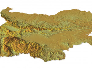 Bulgaria STL 3D Принт Модель