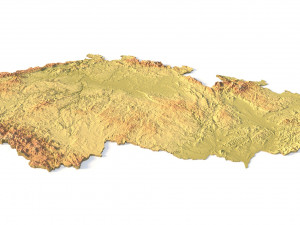 Czech Republic STL 3D 프린트 모델