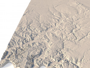 State of Ohio STL 3D Druckmodell