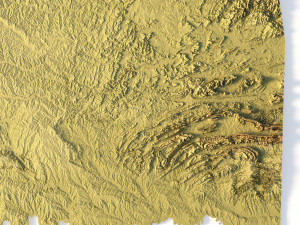 State of Oklahoma STL Modèles 3D en vedette