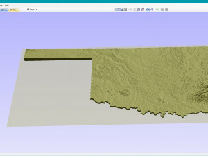State of Oklahoma STL Modèles 3D en vedette