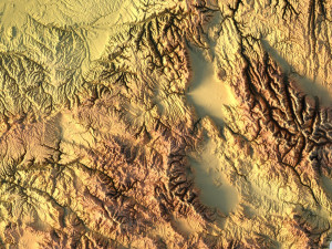 State of Oregon STL 3D-printmodel