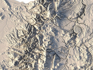 State of Oregon STL 3D-printmodel