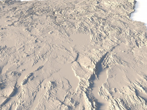 State of Oregon STL 3D-printmodel