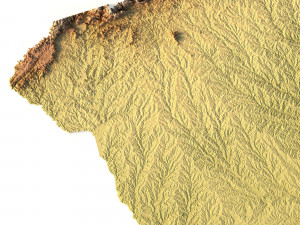 State of South Carolina STL Modelo de Impressão 3D