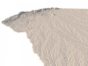 State of South Carolina STL Modelo de Impressão 3D