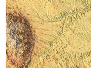 State of South Dakota STL 3D Print Model