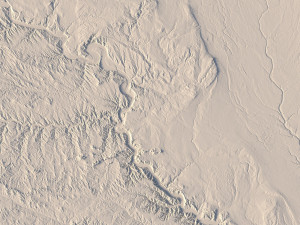 State of South Dakota STL Modelo de Impressão 3D