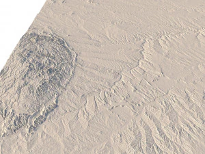 State of South Dakota STL 3D Print Model