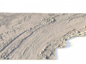 State of Tennessee STL 3D Print Model