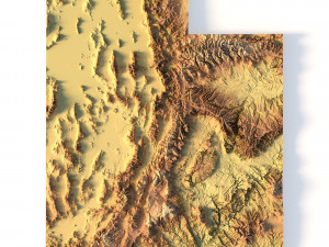 State of Utah STL 3D Print Models