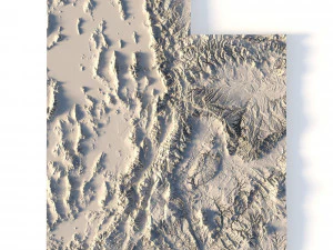State of Utah STL 3D Print Model