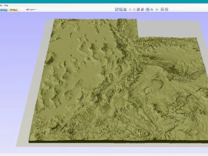 State of Utah STL 3D Print Model