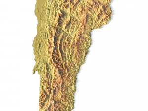 Staat Vermont STL 3D printmodel