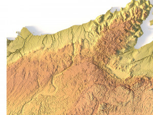 State of Wisconsin STL Modèles 3D en vedette