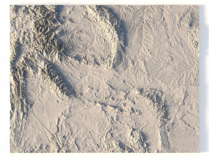 State of Wyoming STL Modello di stampa 3D