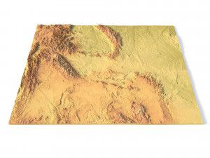 State of Wyoming STL Modello di stampa 3D
