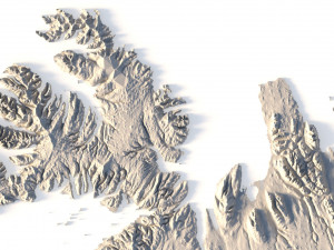 Iceland STL 3Dプリントモデル