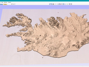 Iceland STL 3Dプリントモデル