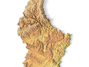 Luxemburgo STL Modelo de impresión 3D